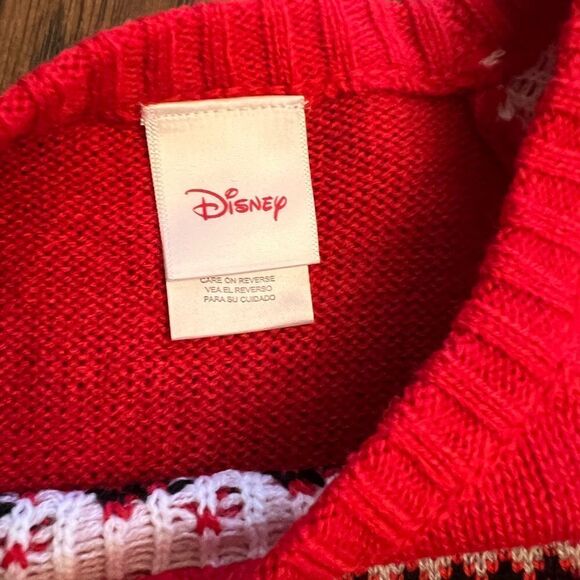 NWT Disney Mickey and Minnie Christmas Holiday hat and sweater set. Size 4T - Picture 8 of 10